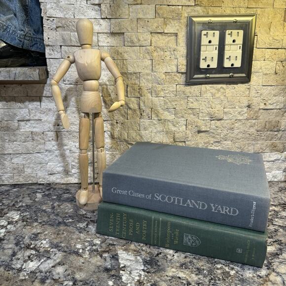 Articulated Artist Model Jointed Female Vintage Wooden Figure on Stand 13" - Picture 6 of 7